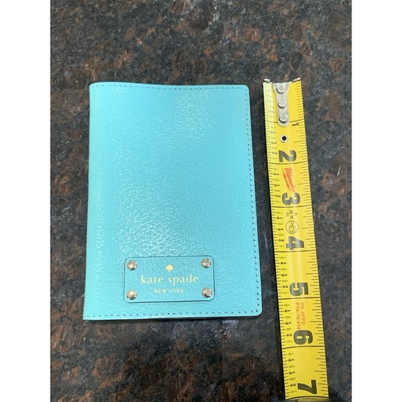 Kate Spade Turquoise Blue Passport Holder Wallet - Picture 2 of 7